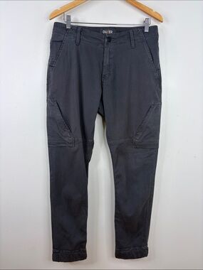 DU/ER Live Free Adventure Pants Mens 33 x 30 Gray T2X Cargo Hybrid Jogger